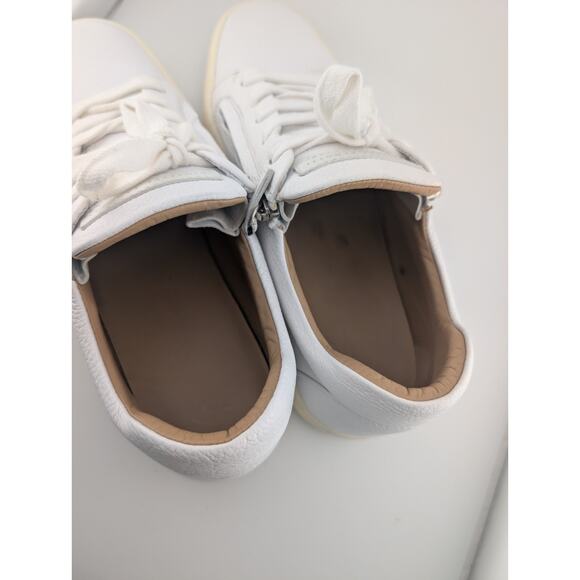 Giuseppe Zanotti Men\'s Size 9 White Leather Sneakers EU 42 Low Top Shoes